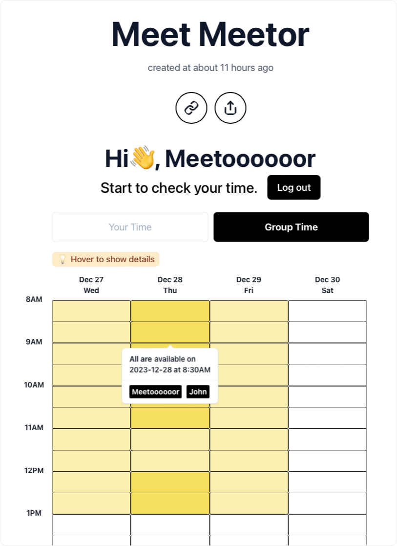 How to use Meetor step 4